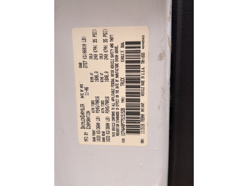 2007 Dodge Dakota SLT
