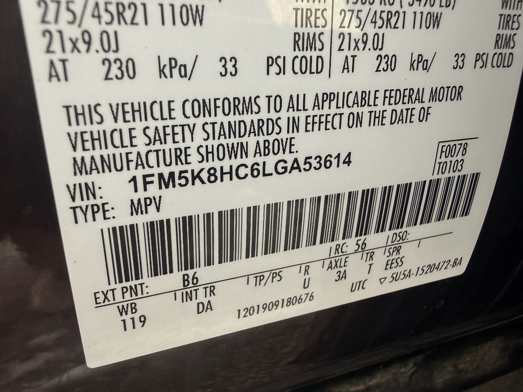 2020 Ford Explorer Platinum