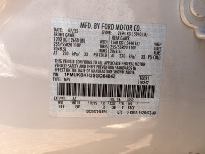 2025 Ford Explorer ST-Line