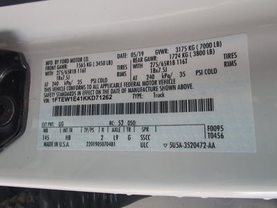 2019 Ford F-150 LARIAT