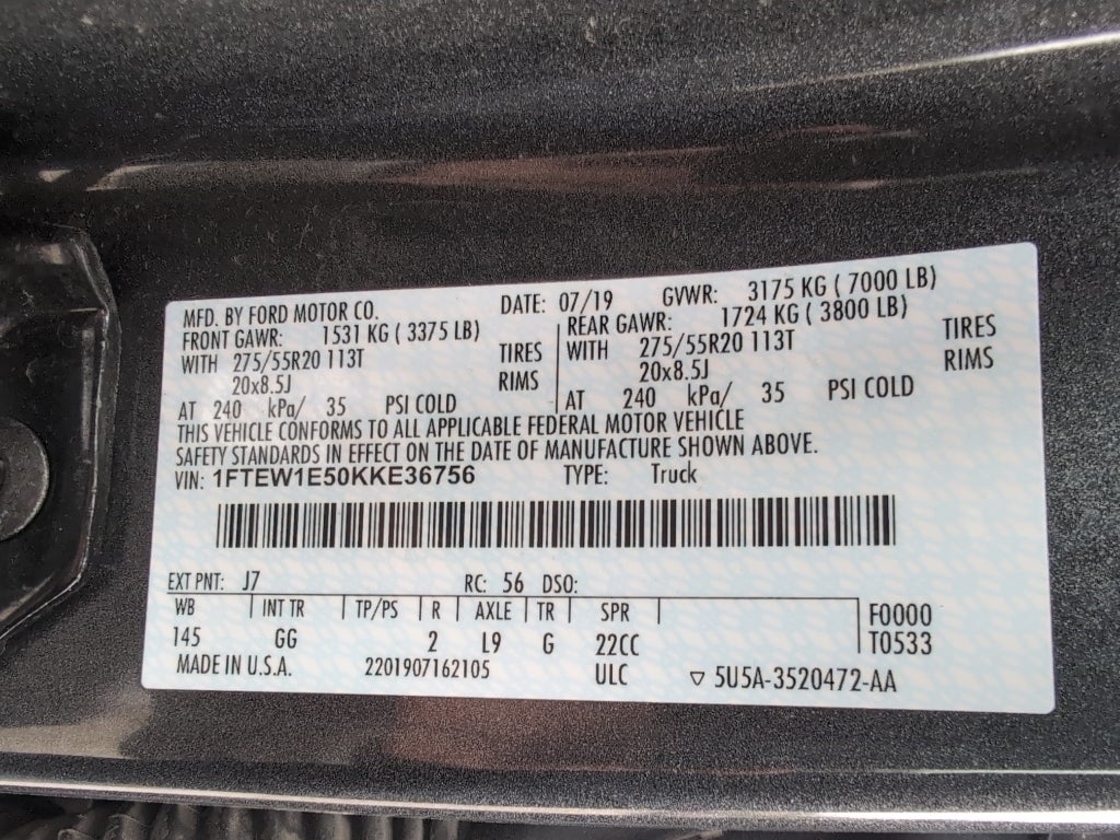 2019 Ford F-150 STX