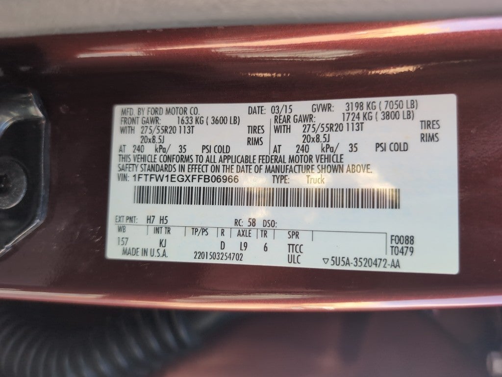 2015 Ford F-150 King Ranch