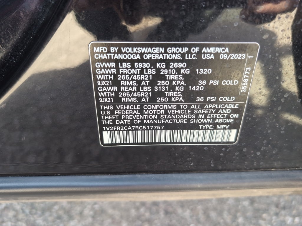 2024 Volkswagen Atlas 2.0T SEL Premium R-Line