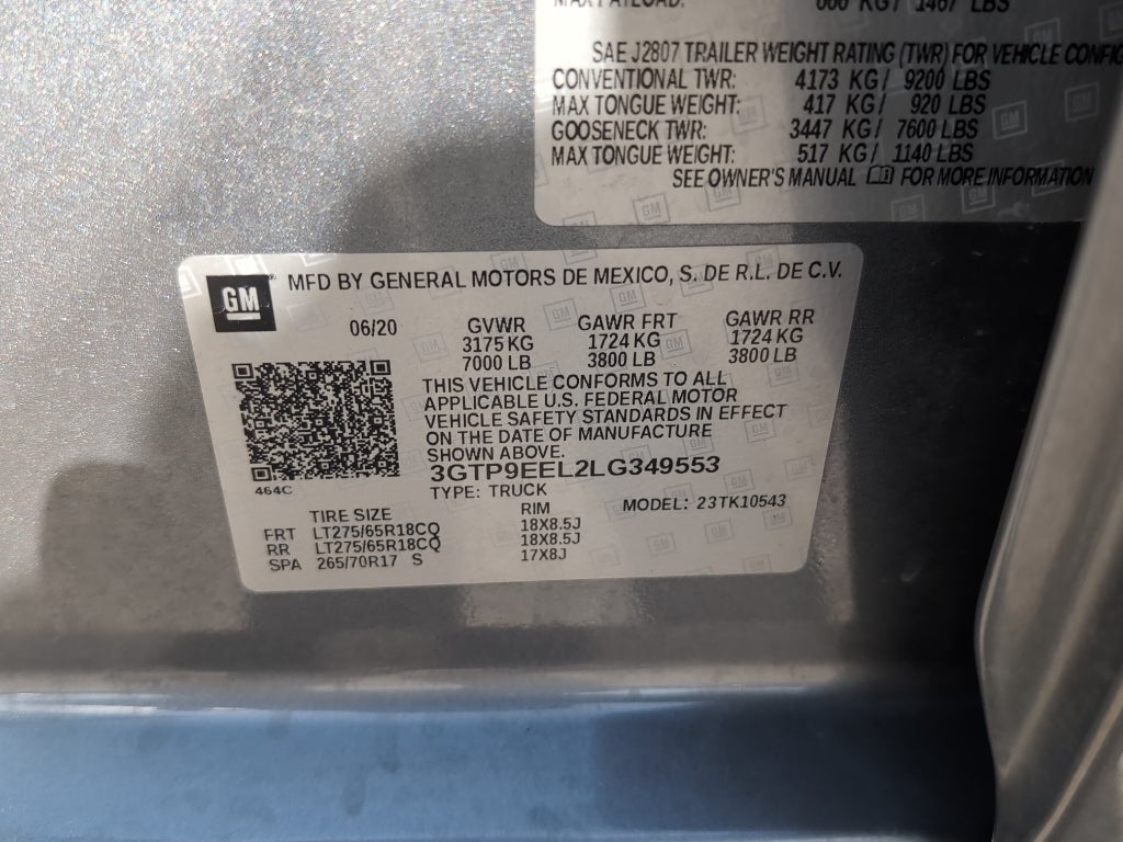 2020 GMC Sierra AT4