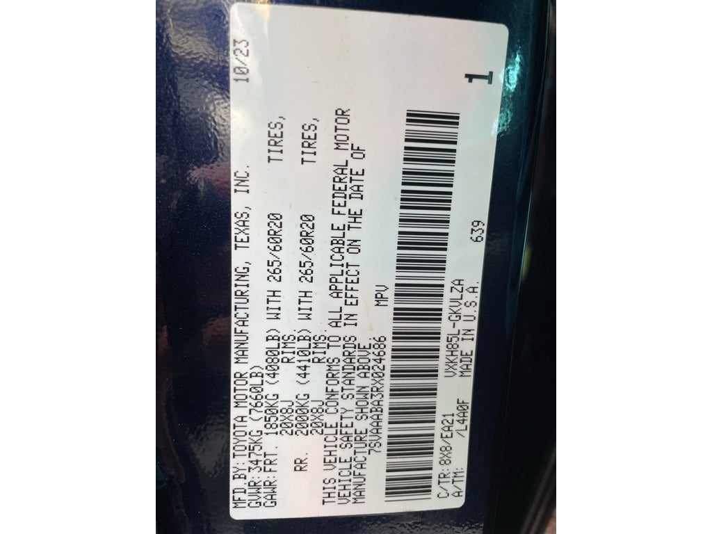 2024 Toyota Sequoia Limited